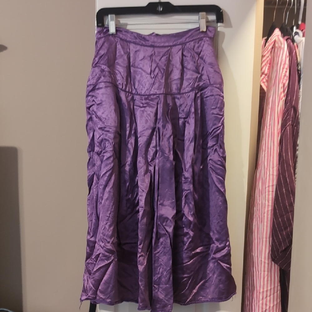 Vintage 90s Elegant Purple Women's Skirt